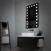 Espejo LED Vertical | Control por interruptor de pared | Luz blanca neutra - Reyze Seria Salono Model 6